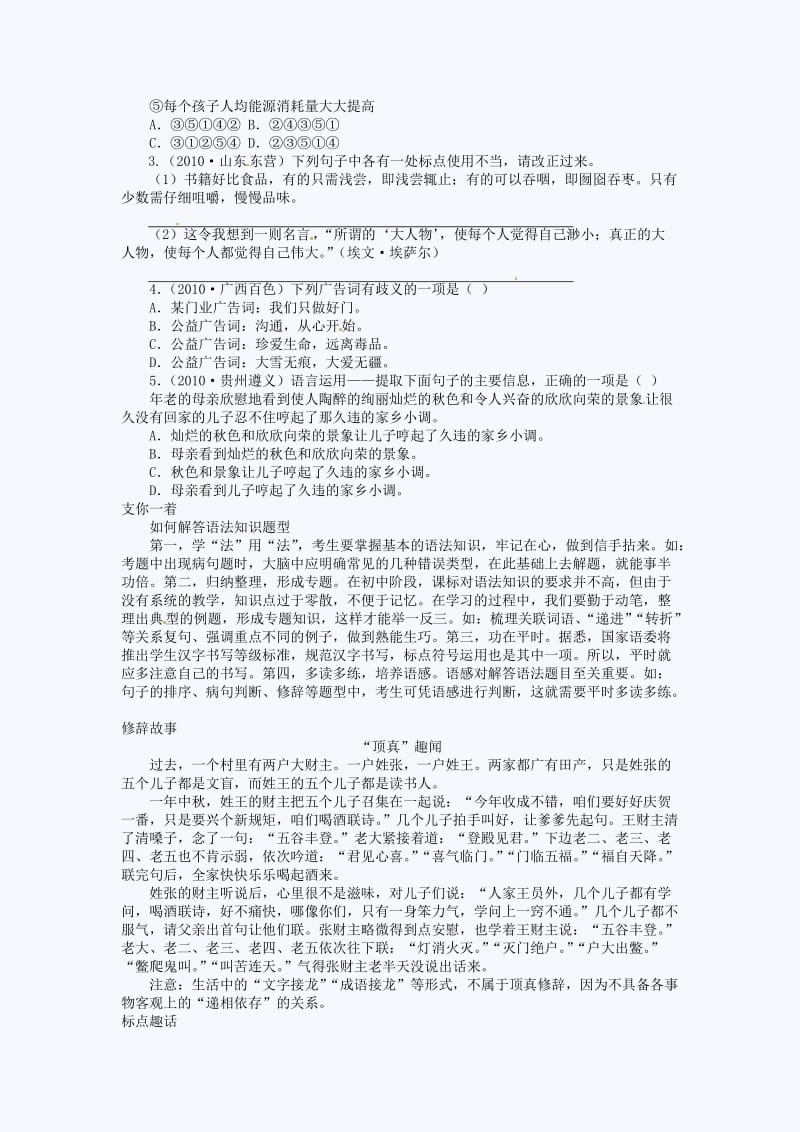 2011中考语文复习指导：语法词典.doc_第3页