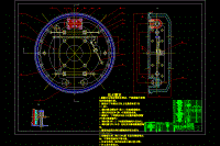 小型轎車鼓式制動(dòng)器CAD圖紙