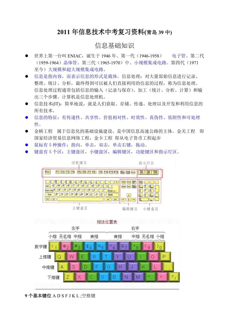 2012信息技术中考理论题.doc_第1页