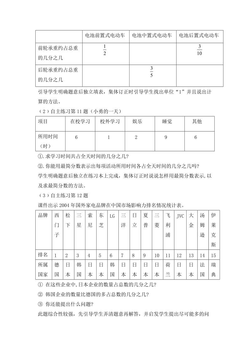 青岛版五年级下册数学《同分母分数加减法练习》.doc_第3页