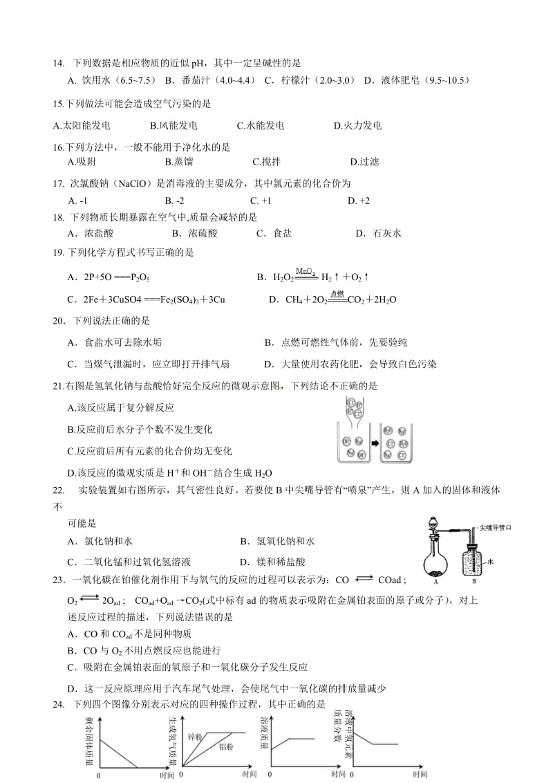 2013年北京房山中考化学二模.doc_第2页