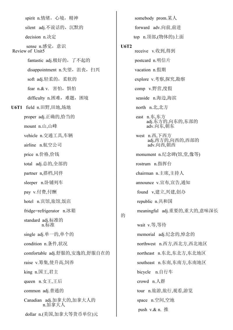 2014仁爱英语春八年级下册(U5-U8)单词表标准版.doc_第2页
