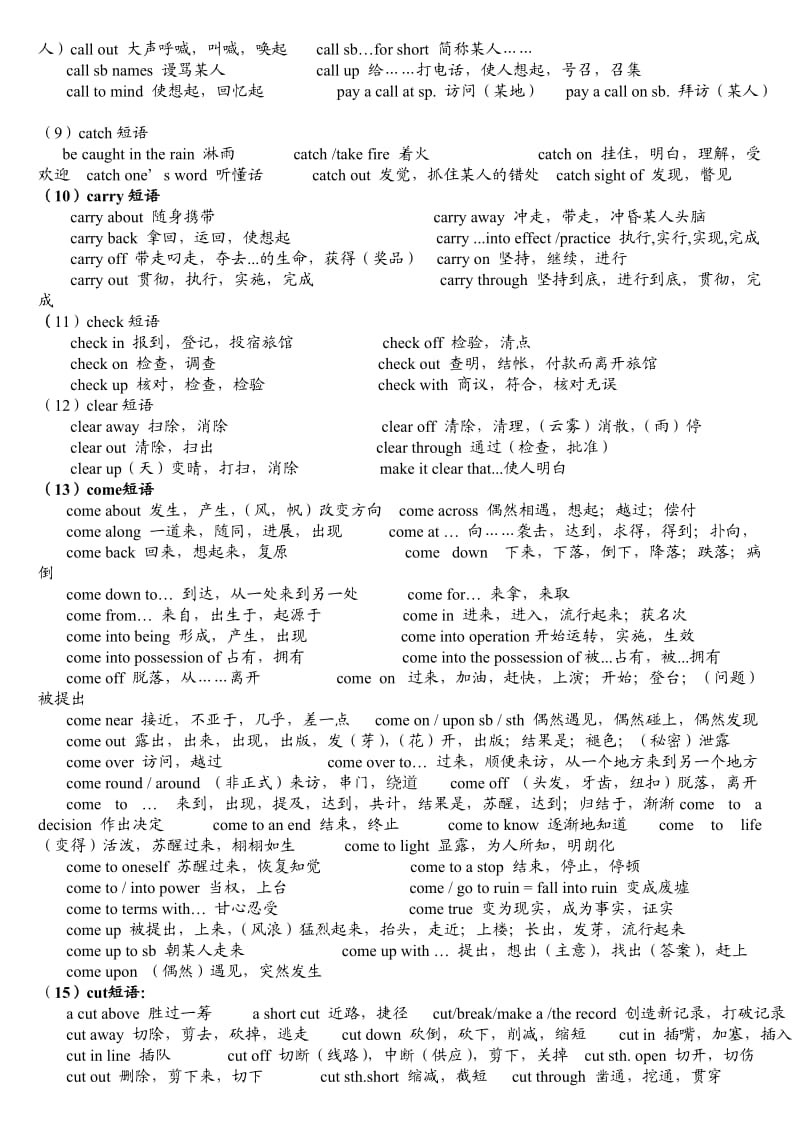 整理2012高考英语高频动词短语.doc_第2页