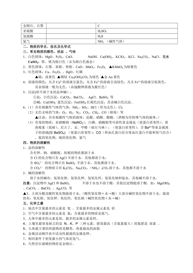 人教版九年级化学知识归纳.doc_第3页