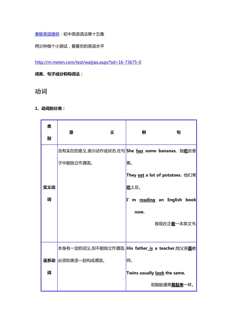 初中英语：英语语法第十五集.docx_第1页