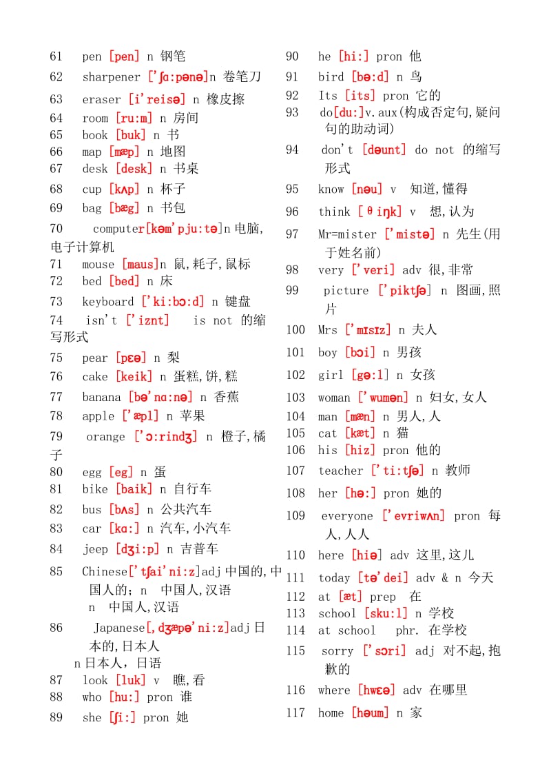 初中英语单词大全.doc_第2页