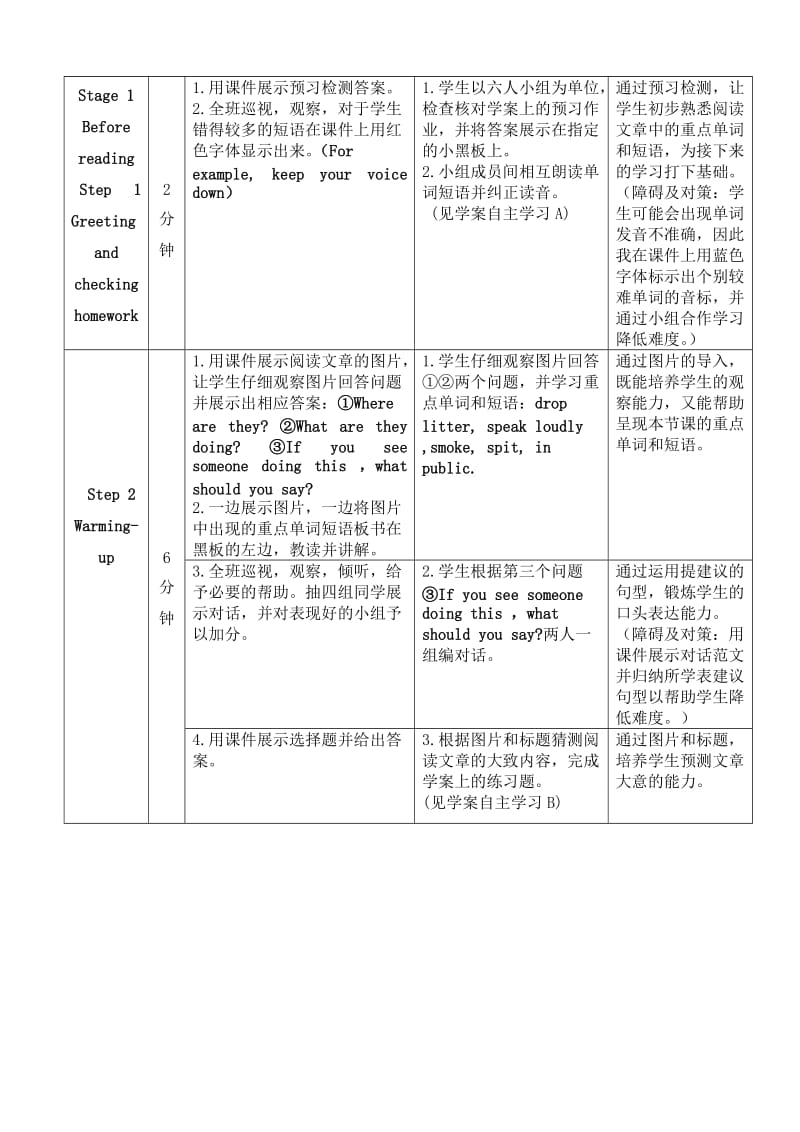 新目标英语八年级(下)Unit7Wouldyoumindkeepingyourvoice.doc_第3页