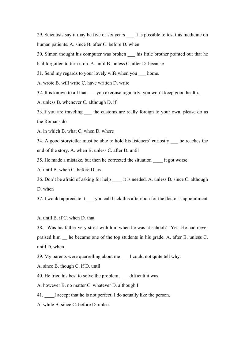 高中英语状语从句练习.doc_第3页