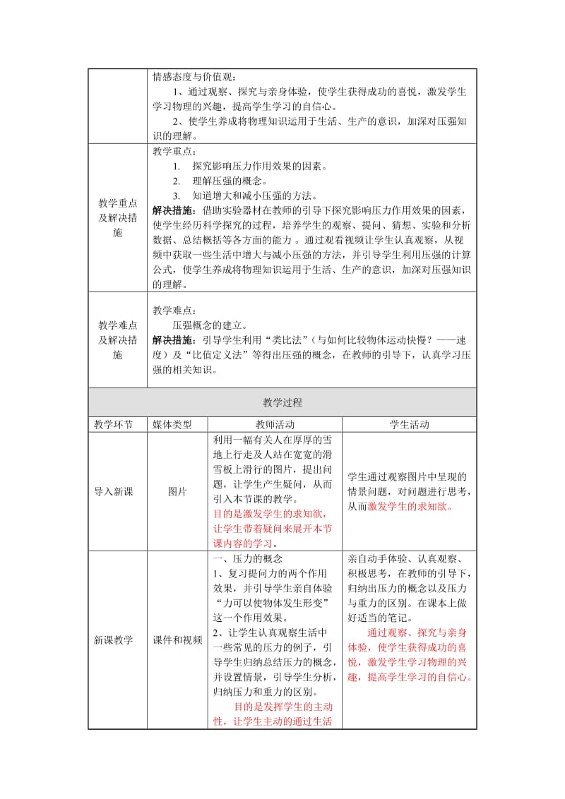 八年级物理《压强》教学设计.doc_第2页