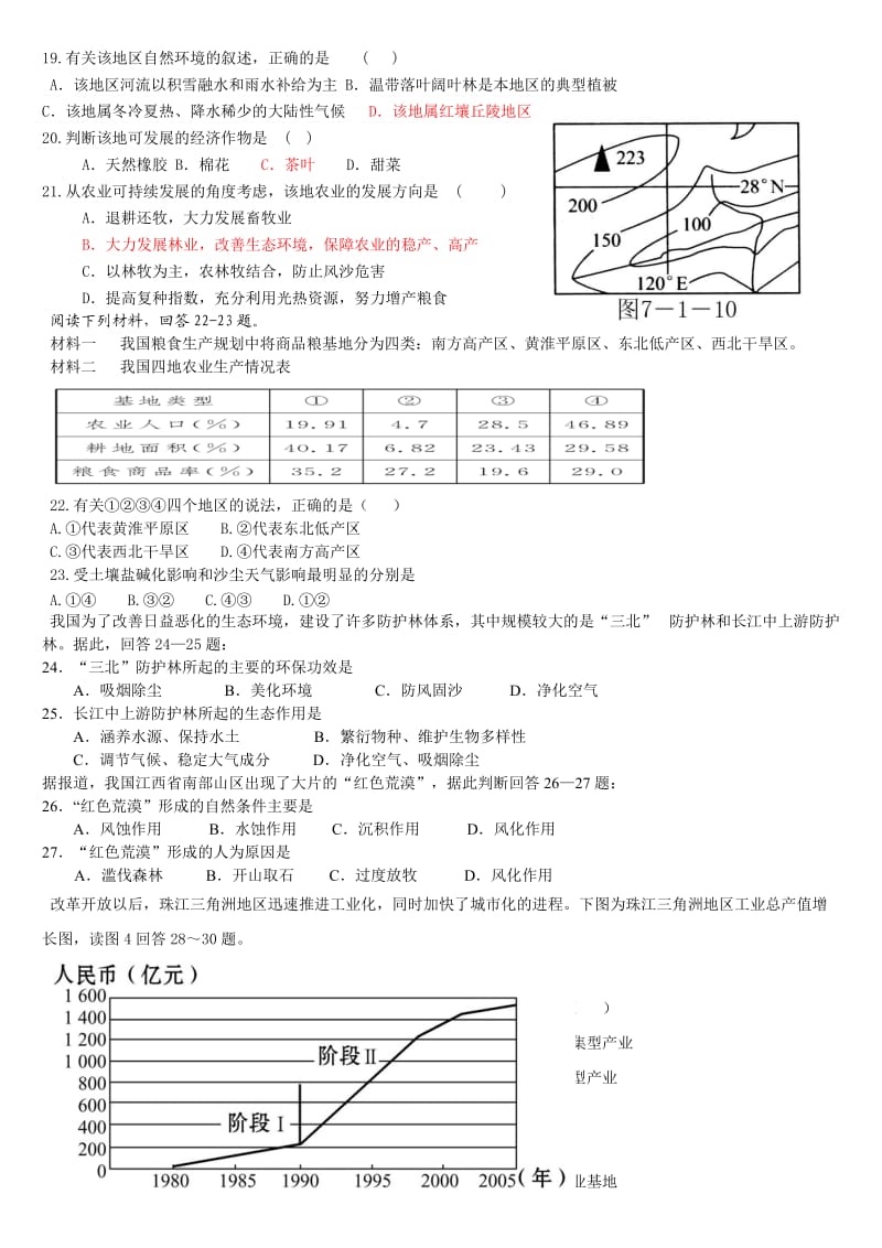 高二地理周末训练十.doc_第3页