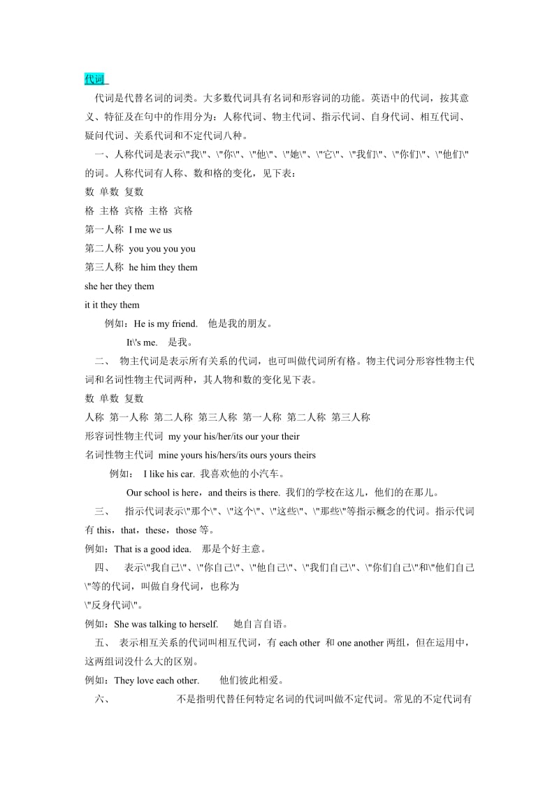 高考英语代词2014年高考考纲高频考点.doc_第1页