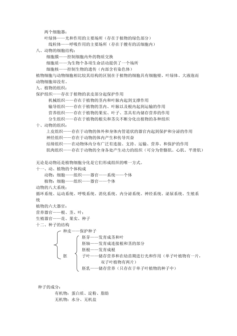 初中生物七年级上册详细内容.doc_第3页