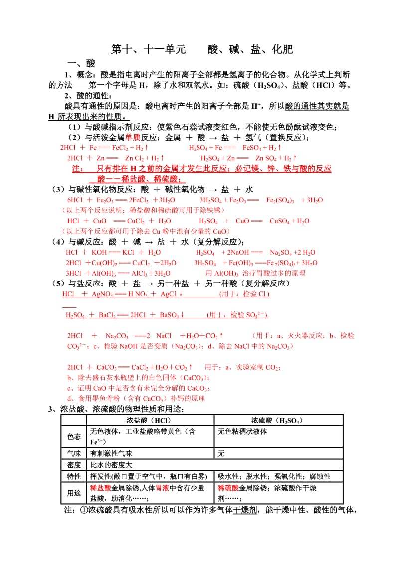 新人教版初三化学第9.10、11单元总复习知识点.doc_第1页