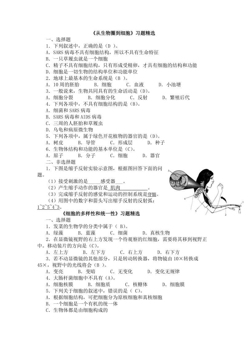 高一生物寒假作业.doc_第1页