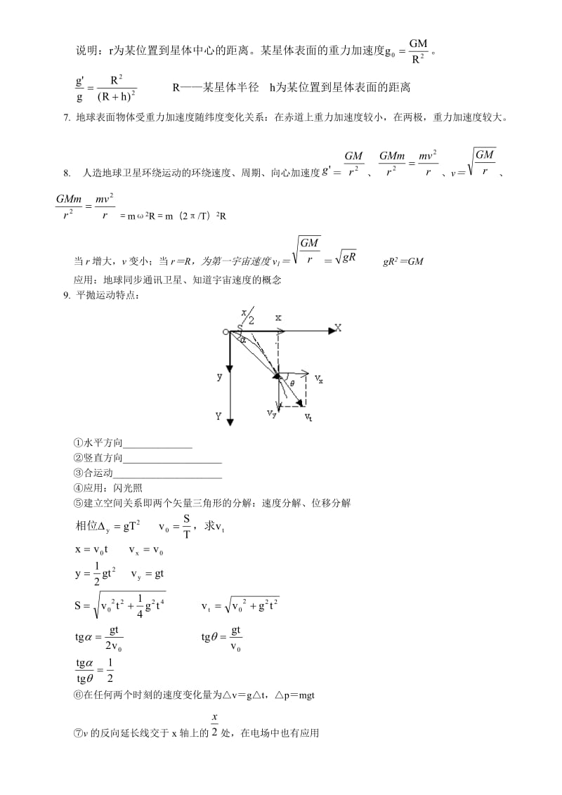 高中物理知识点汇总.doc_第2页