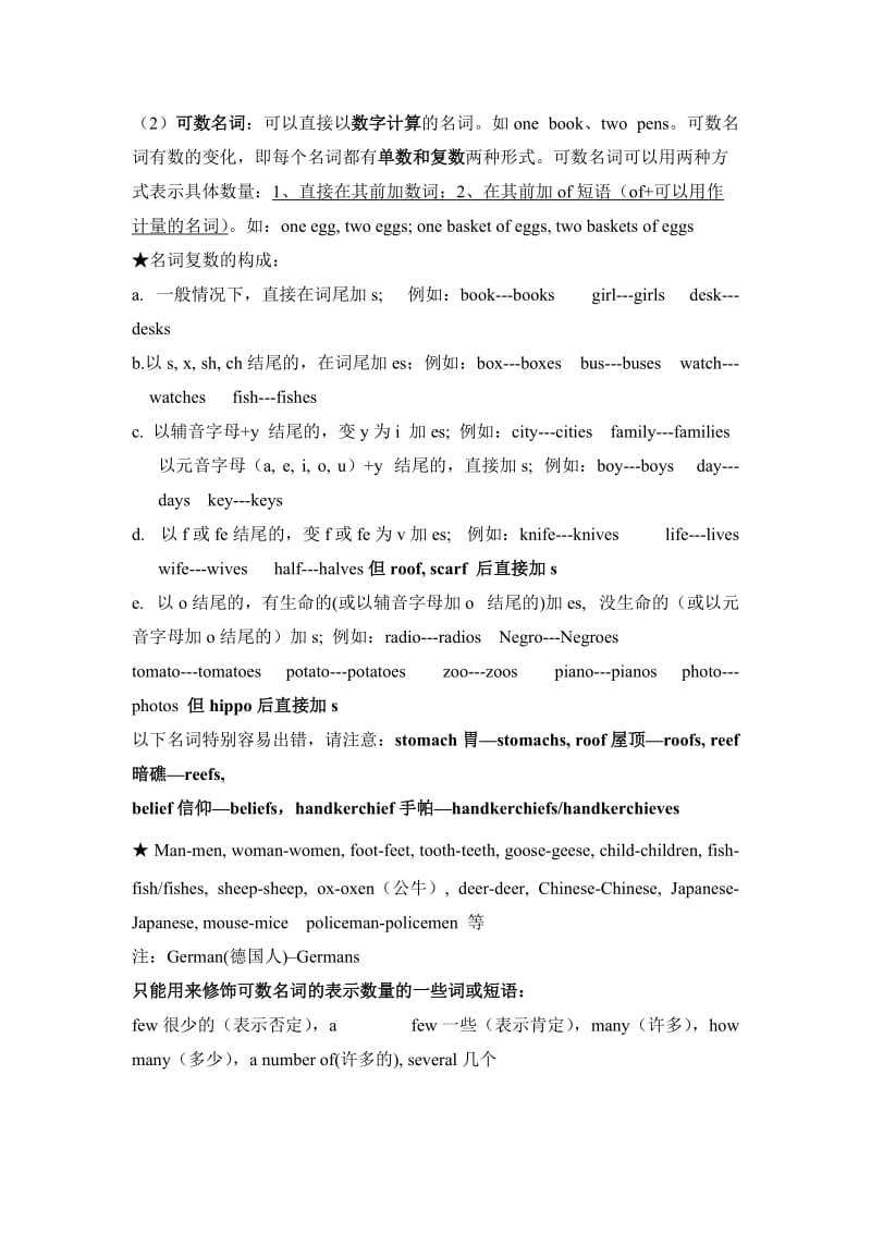 初中英语语法-名词专题(含练习).doc_第2页
