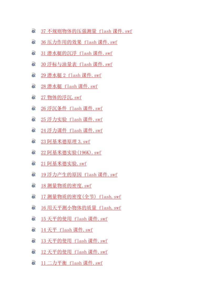 沪科版八年级物理下册Flash课件.doc_第3页