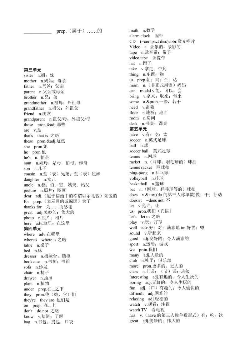 初中英语单词全集(打印版).doc_第3页