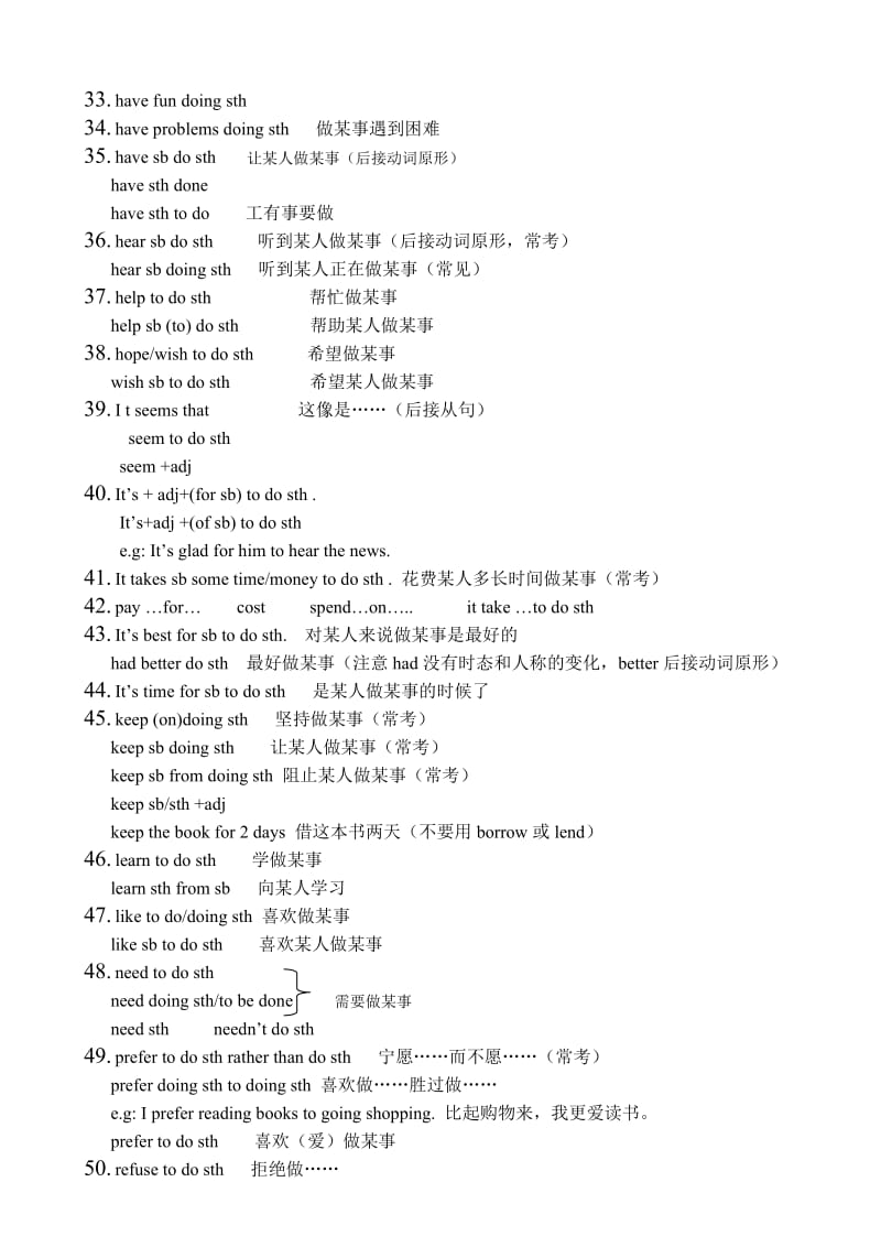 初三英语复习材料常用动词习惯用法new.doc_第3页