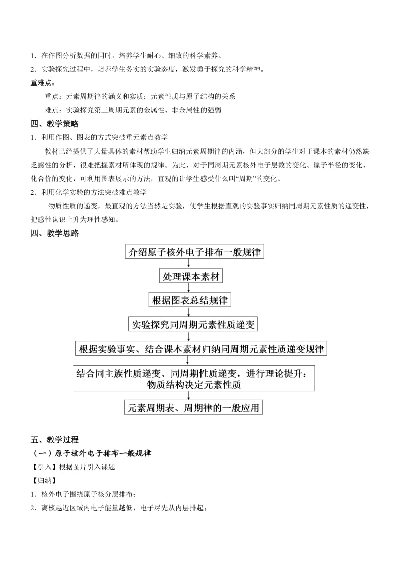 高中必修二人教版元素周期律教案.doc_第2页