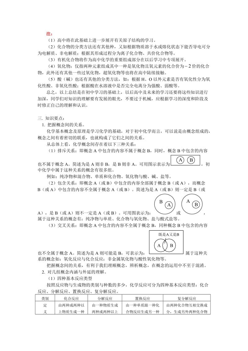 初中升高中衔接班讲座-化学第1讲.doc_第2页