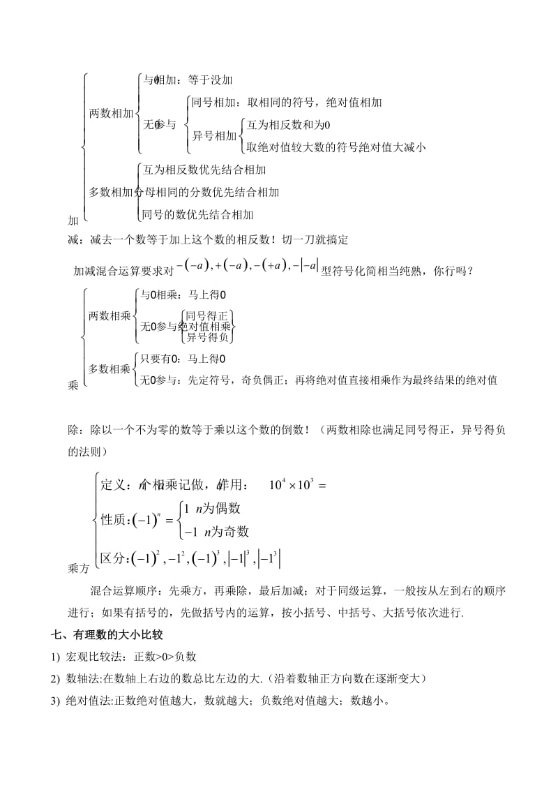 人教版七年级数学上册单元复习讲义.doc_第3页