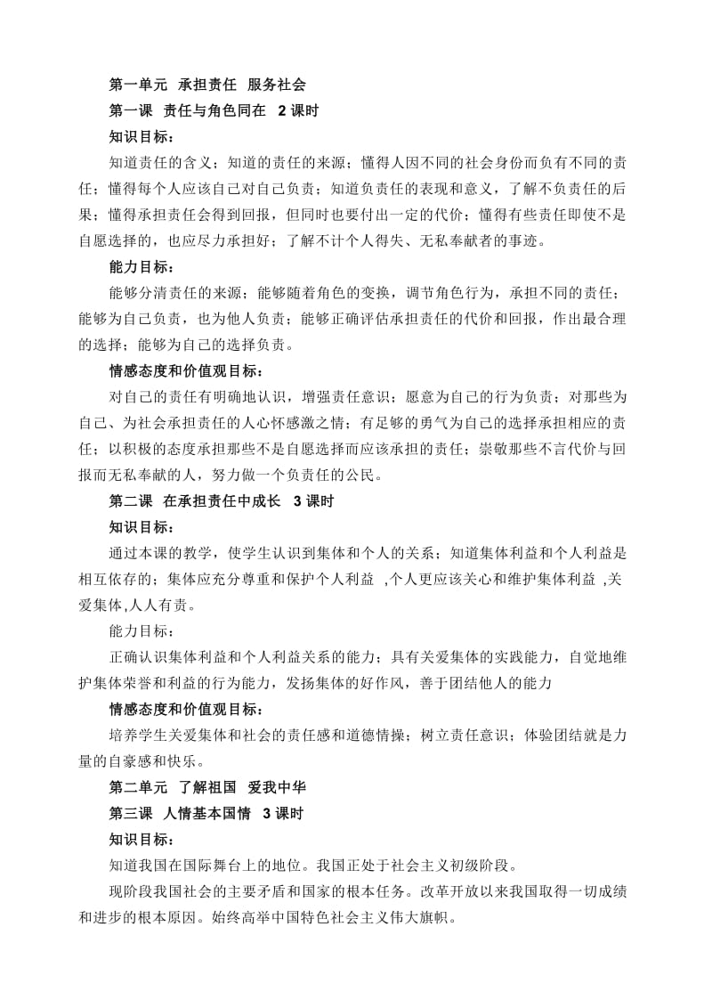 整理九年级思想品德课程纲要.doc_第2页