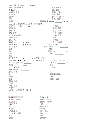 高中英語必修5 單詞.doc