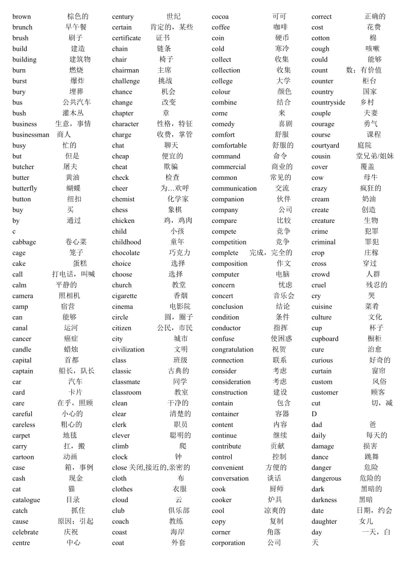 高考高频词汇必备手册(带中文).doc_第3页