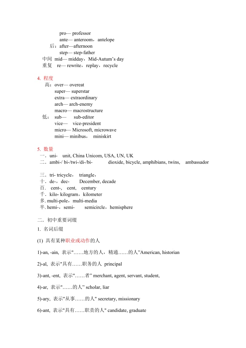 初中英语单词重要词根.docx_第2页