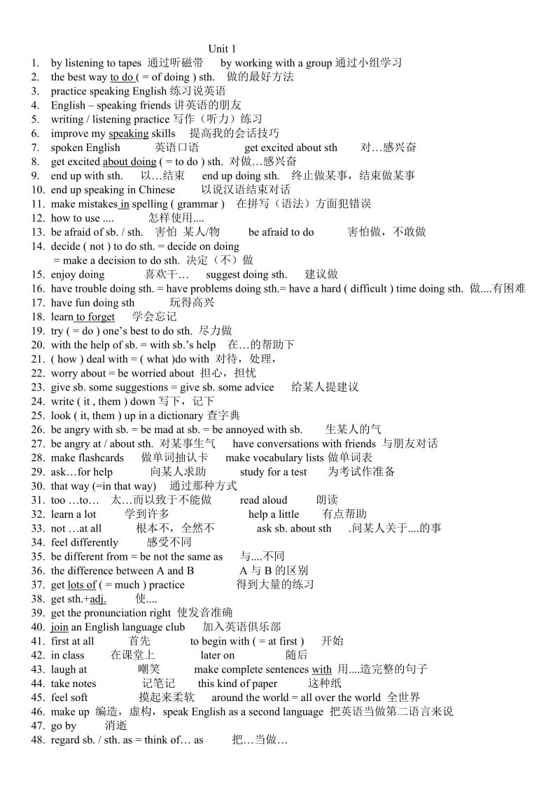 九年级英语短语归纳辅导.doc_第1页