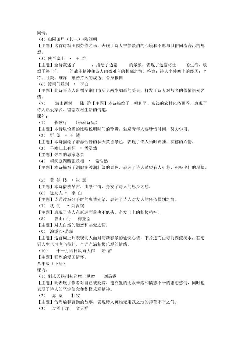 人教版初中语文课内外古诗词思想情感归纳.doc_第3页