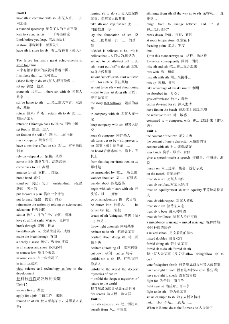 高三英语词组详列.doc_第1页