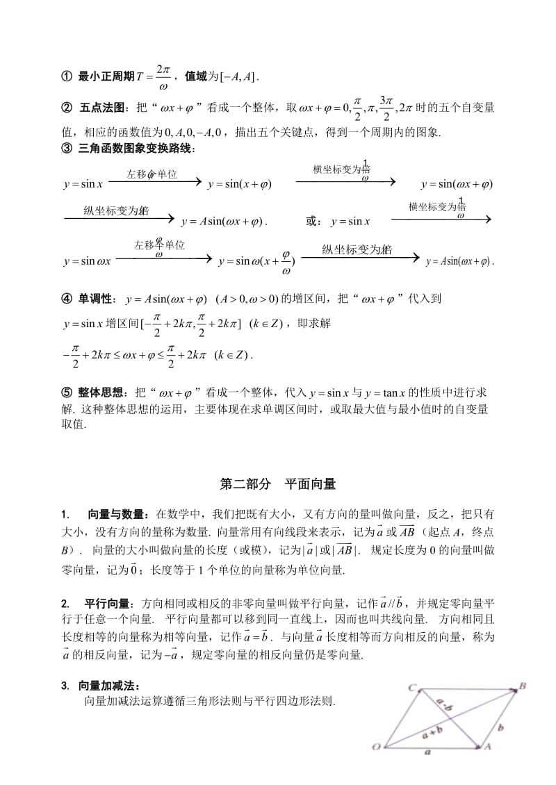 高中数学必修4基础知识汇整.doc_第3页