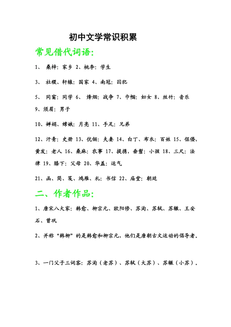 初中文学常识积累.doc_第1页
