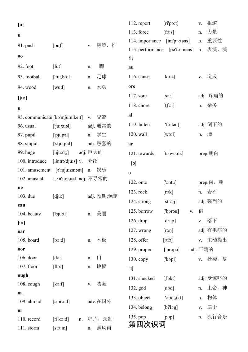 新版英语八年级下册单词带音标.doc_第3页