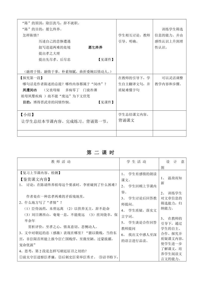 《陈情表》优秀教案.doc_第2页