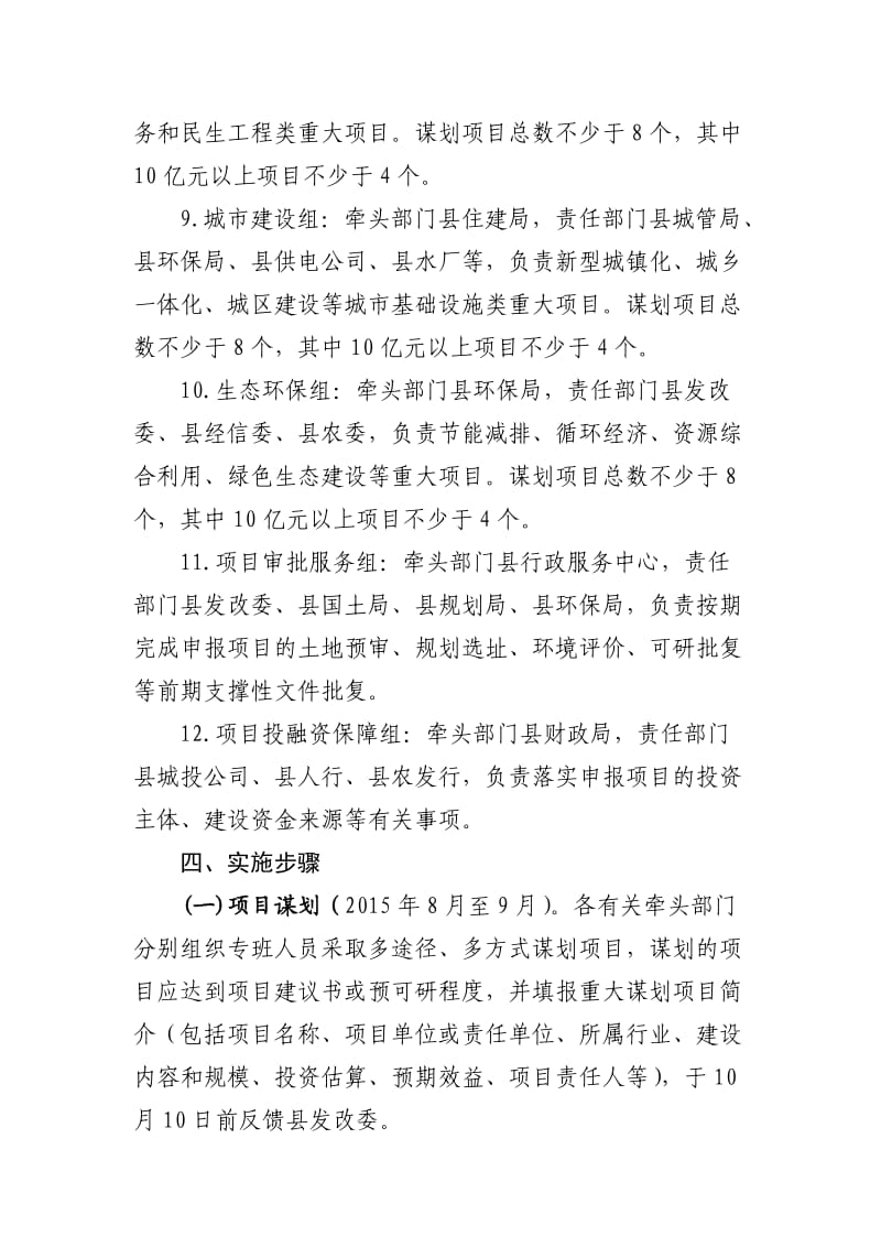 望江县重大项目谋划工作实施方案.doc_第3页