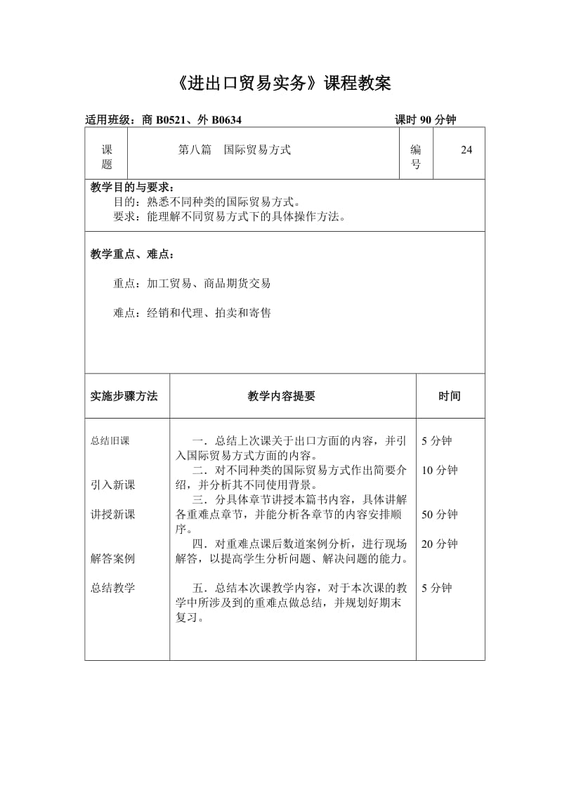 国贸理论教案首页.doc_第1页