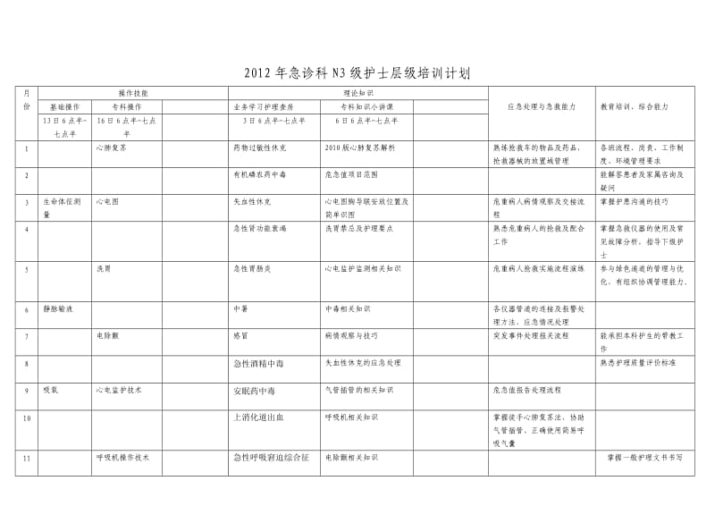 N1-N4能级护士培训计划.doc_第3页