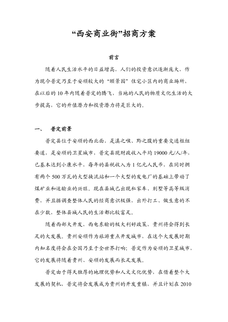 某商业街招商方案.doc_第1页