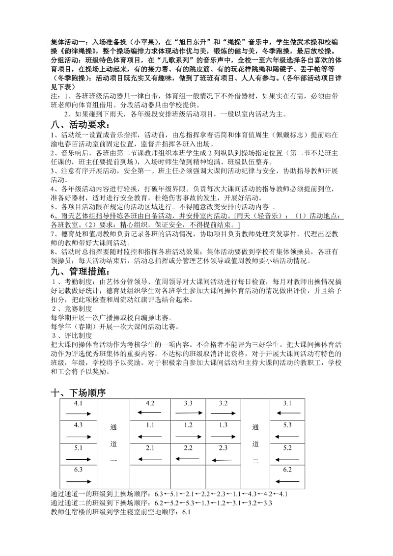 树人中心校2015春大课间体育活动方案.doc_第2页