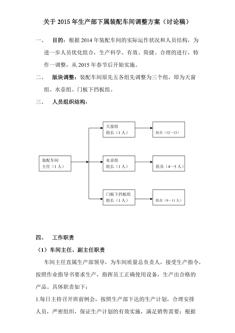 生产部装配车间调整方案.doc_第1页