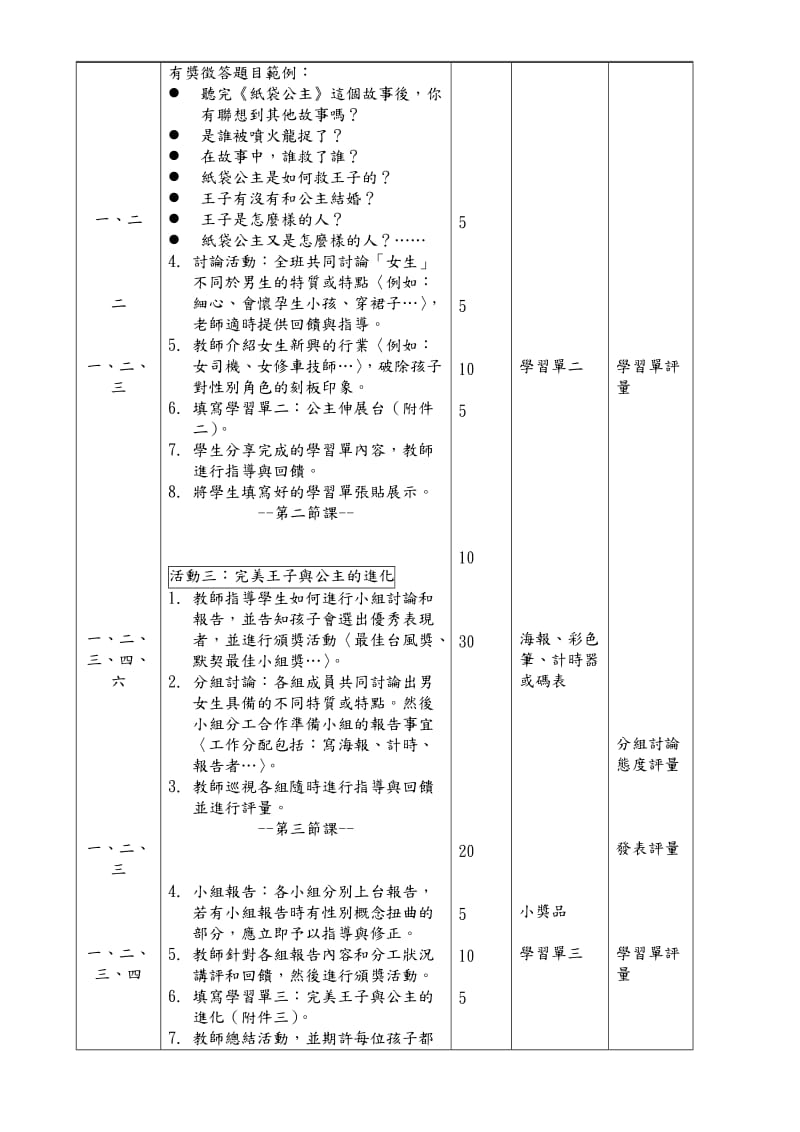 性别平等教育课程活动教学设计.doc_第3页