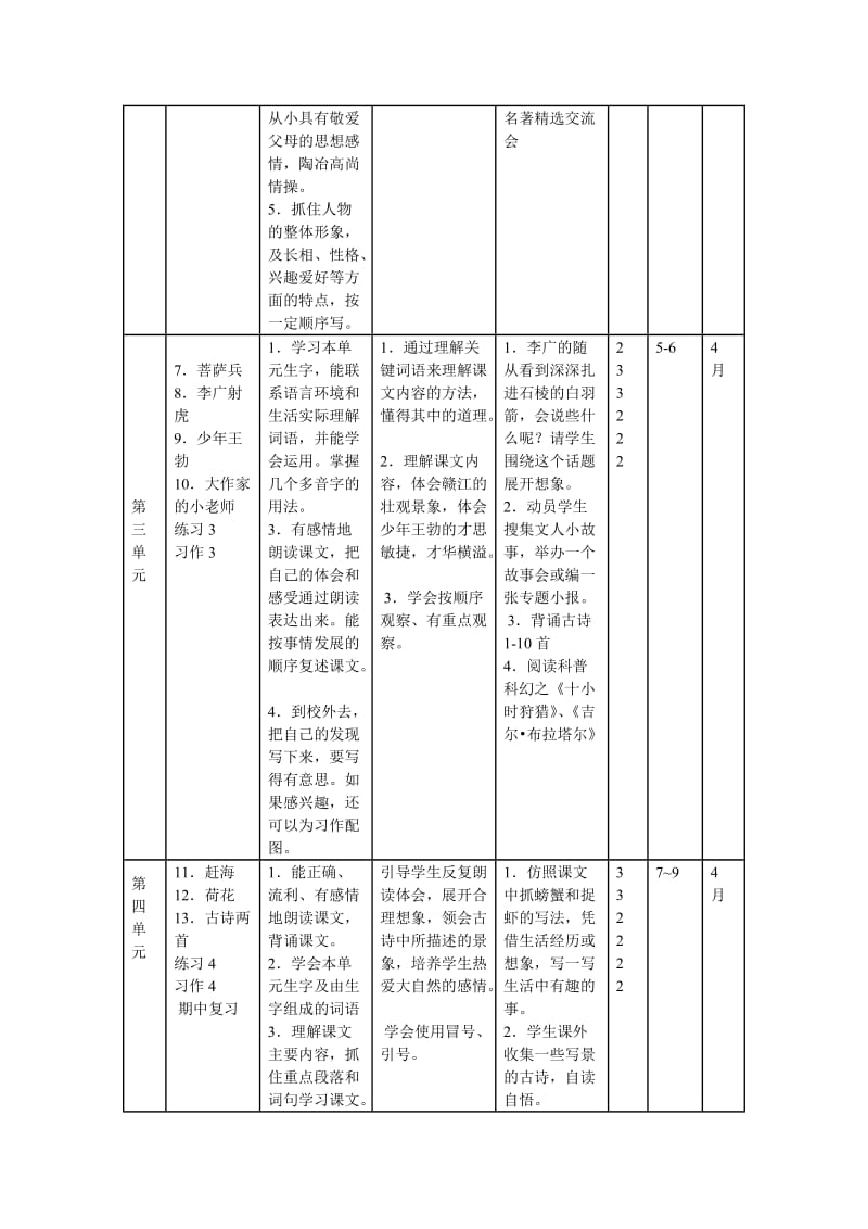 三下语文教学计划.doc_第3页