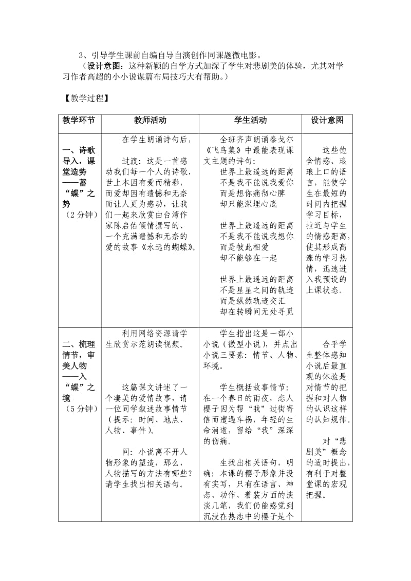 《永远的蝴蝶》教学设计.docx_第2页