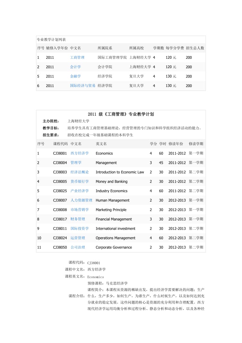 上外专业教学计划列表.doc_第1页