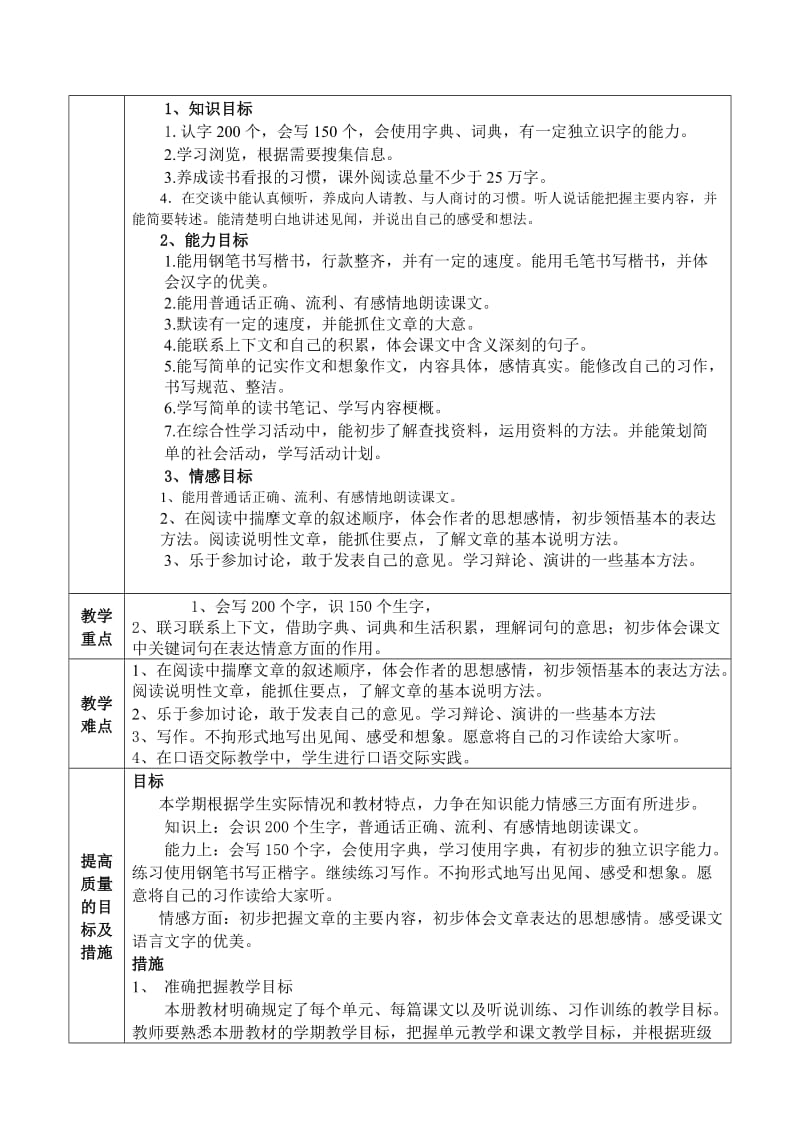 九册语文教学计划.doc_第2页