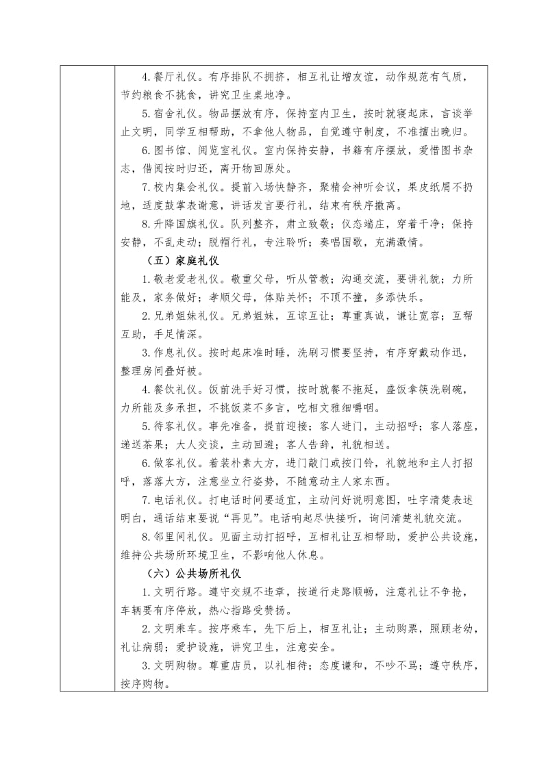 2014年文明礼貌教育月方案.doc_第3页