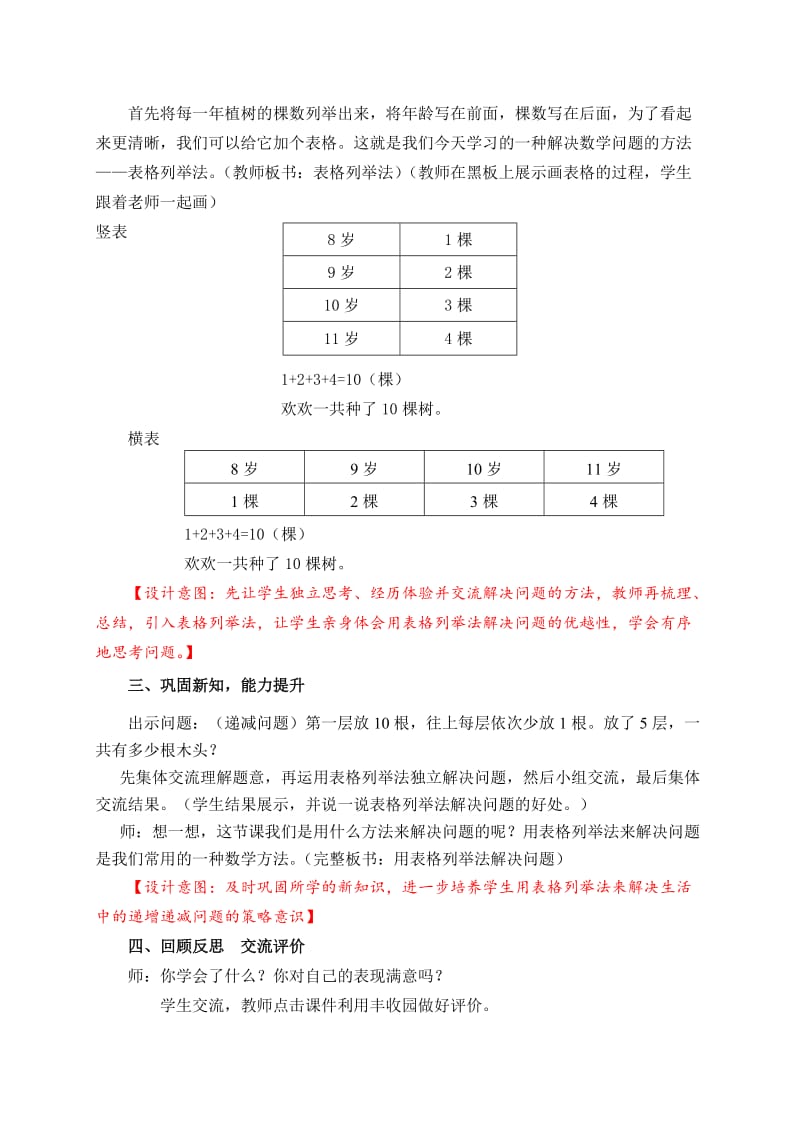 《用表格列举法解决问题》教学设计.doc_第3页